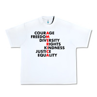 White anti trump resist Urban Heavy Tee - linhVisuals
