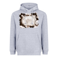 Heather Grey cowhide frames background Heavyweight Hoodie - RanaPortraitStore