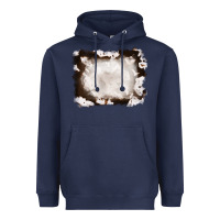 Navy cowhide frames background Heavyweight Hoodie - RanaPortraitStore