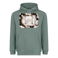 Sage cowhide frames background Heavyweight Hoodie - RanaPortraitStore