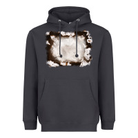 Smoke cowhide frames background Heavyweight Hoodie - RanaPortraitStore