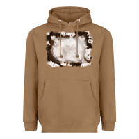 Toasted Coconut cowhide frames background Heavyweight Hoodie - RanaPortraitStore