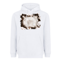 White cowhide frames background Heavyweight Hoodie - RanaPortraitStore