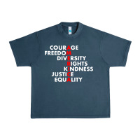 Midnight Navy anti trump resist Urban Heavy Tee - linhVisuals
