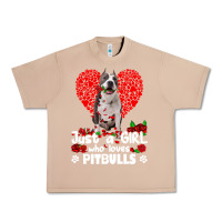 Burro pitbull lover dog roses funny just a girl who loves pitbull 213 pitbul Urban Heavy Tee - linhVisuals
