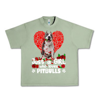 Oil Green pitbull lover dog roses funny just a girl who loves pitbull 213 pitbul Urban Heavy Tee - linhVisuals