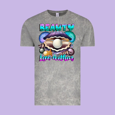 Beauty Lies Within Vintage Tee Designed By Cowhidedigitalart