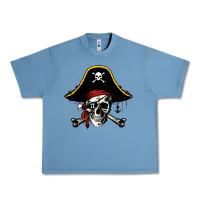 Pebble Blue pi rate 3 14 Urban Heavy Tee - linhVisuals