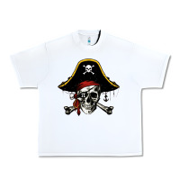 White pi rate 3 14 Urban Heavy Tee - linhVisuals