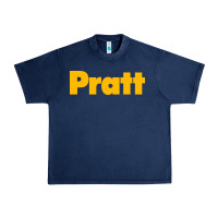 Navy Pratt Institute Urban Heavy Tee - linhVisuals