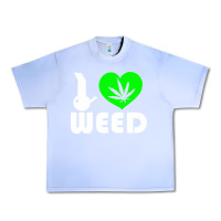 Grape Ice i love weed fun Urban Heavy Tee - linhVisuals