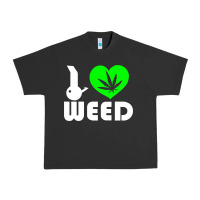 I Love Weed Fun Urban Heavy Tee | Teevron