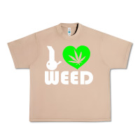 Burro i love weed fun Urban Heavy Tee - linhVisuals