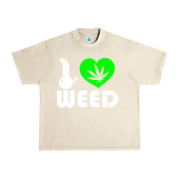 Sandshell i love weed fun Urban Heavy Tee - linhVisuals