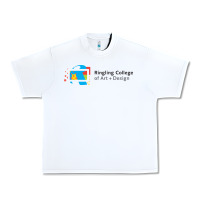 White Ringling College of Art and Design Urban Heavy Tee - linhVisuals