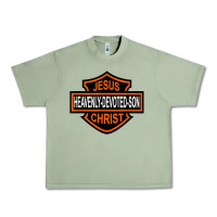 Oil Green enjoy jesus christ heavenly devoted son parody religious tee t shirt Urban Heavy Tee - linhVisuals