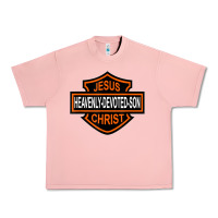 Salmon enjoy jesus christ heavenly devoted son parody religious tee t shirt Urban Heavy Tee - linhVisuals