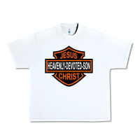 White enjoy jesus christ heavenly devoted son parody religious tee t shirt Urban Heavy Tee - linhVisuals