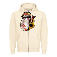 Baseball Tongue Zipper Hoodie | Teevron