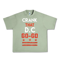 Oil Green vintage washington d.c crank that go go music design gift. t shirt Urban Heavy Tee - linhVisuals