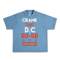 Pebble Blue vintage washington d.c crank that go go music design gift. t shirt Urban Heavy Tee - linhVisuals