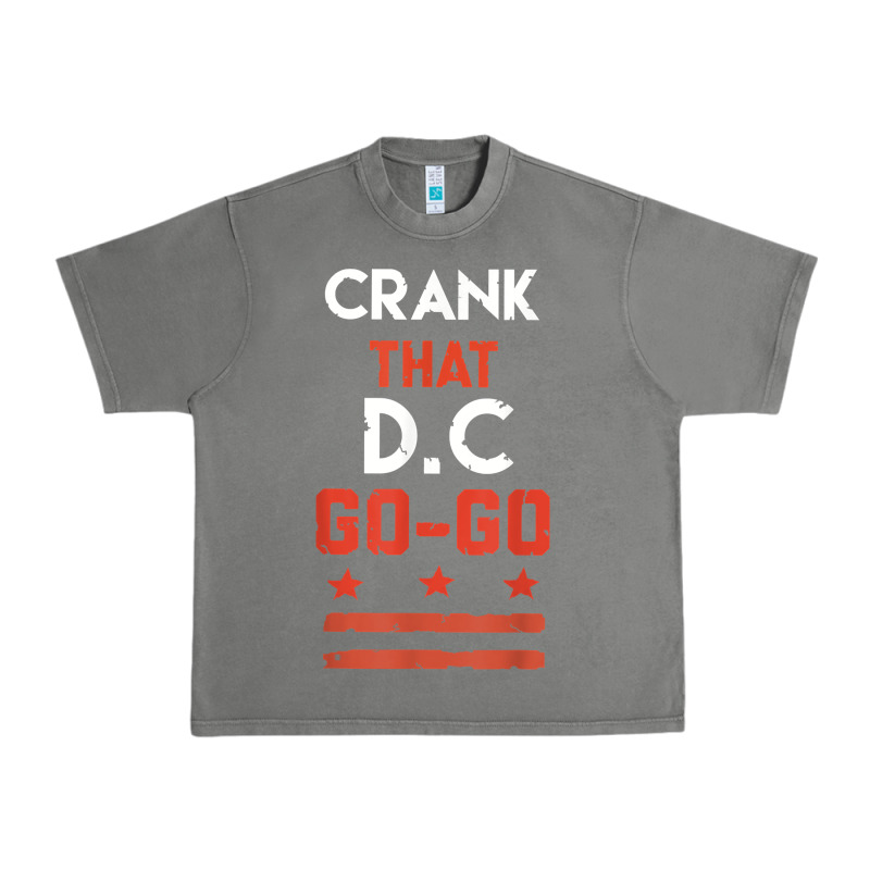 Vintage Washington D.c Crank That Go Go Music Design Gift. T Shirt Urban Heavy Tee by linhVisuals | Teevron