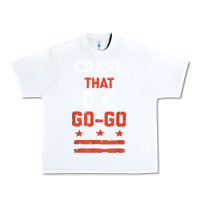 White vintage washington d.c crank that go go music design gift. t shirt Urban Heavy Tee - linhVisuals