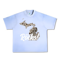 Grape Ice great lakes shaped men women petoskey stone michigan rocks pullover ho Urban Heavy Tee - linhVisuals