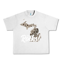 Lunar Rock great lakes shaped men women petoskey stone michigan rocks pullover ho Urban Heavy Tee - linhVisuals