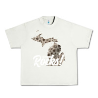 Pistachio great lakes shaped men women petoskey stone michigan rocks pullover ho Urban Heavy Tee - linhVisuals