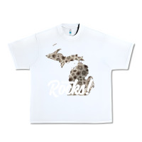 White great lakes shaped men women petoskey stone michigan rocks pullover ho Urban Heavy Tee - linhVisuals