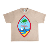 French Oak guam coat of arms souvenir gift flag chamorro t shirt Urban Heavy Tee - linhVisuals