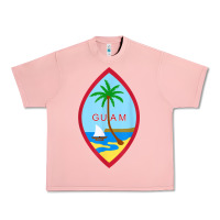 Salmon guam coat of arms souvenir gift flag chamorro t shirt Urban Heavy Tee - linhVisuals