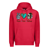 Cardinal Peace Love Indians Premium Hoodie - Jasminsmagicworld