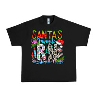 Black Santa's Favorite RN Registered Nurse Urban Heavy Tee - CowhideDigitalArt