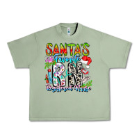 Oil Green Santa's Favorite RN Registered Nurse Urban Heavy Tee - CowhideDigitalArt