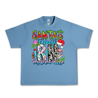 Pebble Blue Santa's Favorite RN Registered Nurse Urban Heavy Tee - CowhideDigitalArt