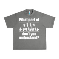 Tornado funny sign language gift men women hand symbol interpreter t shirt Urban Heavy Tee - linhVisuals