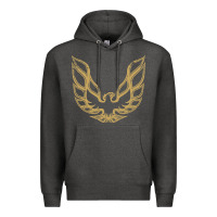 Charcoal Heather Trans Am Premium Hoodie - maiPhamDesign