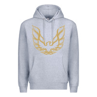 Heather Grey Trans Am Premium Hoodie - maiPhamDesign