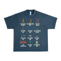 Midnight Navy musical notes symbol definition   humor musician t shirt Urban Heavy Tee - linhVisuals