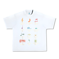 White musical notes symbol definition   humor musician t shirt Urban Heavy Tee - linhVisuals
