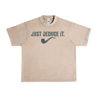 French Oak just deduce it funny sherlock holmes detective raglan baseball tee Urban Heavy Tee - linhVisuals
