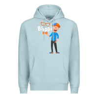 Blue Mist Kids Cartoon Blippis funny Premium Hoodie - maiPhamDesign