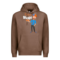Chestnut Kids Cartoon Blippis funny Premium Hoodie - maiPhamDesign