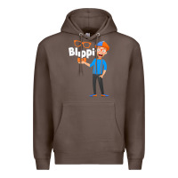 Coffee Kids Cartoon Blippis funny Premium Hoodie - maiPhamDesign