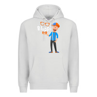 Dove Grey Kids Cartoon Blippis funny Premium Hoodie - maiPhamDesign
