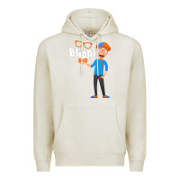Oatmeal Heather Kids Cartoon Blippis funny Premium Hoodie - maiPhamDesign