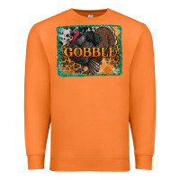 Carrot thanksgiving turkey gobble with background Premium Sweatshirt - RanaPortraitStore