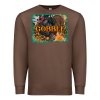 Chestnut thanksgiving turkey gobble with background Premium Sweatshirt - RanaPortraitStore
